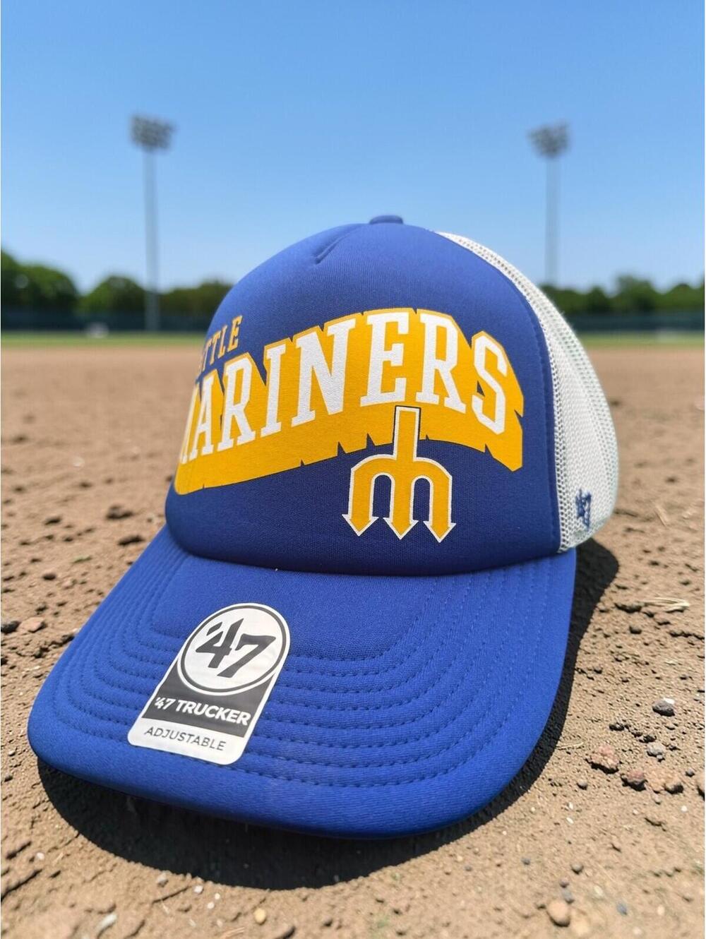 Seattle Mariners '47 Brand "Foamy" Trucker Snapback OSFA